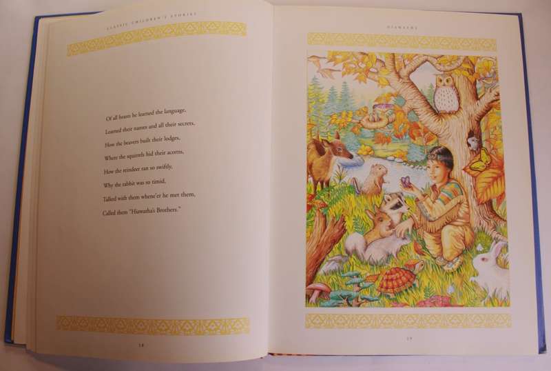 Classic Children`s Stories Illustrated Hardcover Book