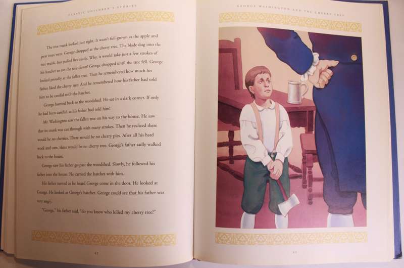 Classic Children`s Stories Illustrated Hardcover Book