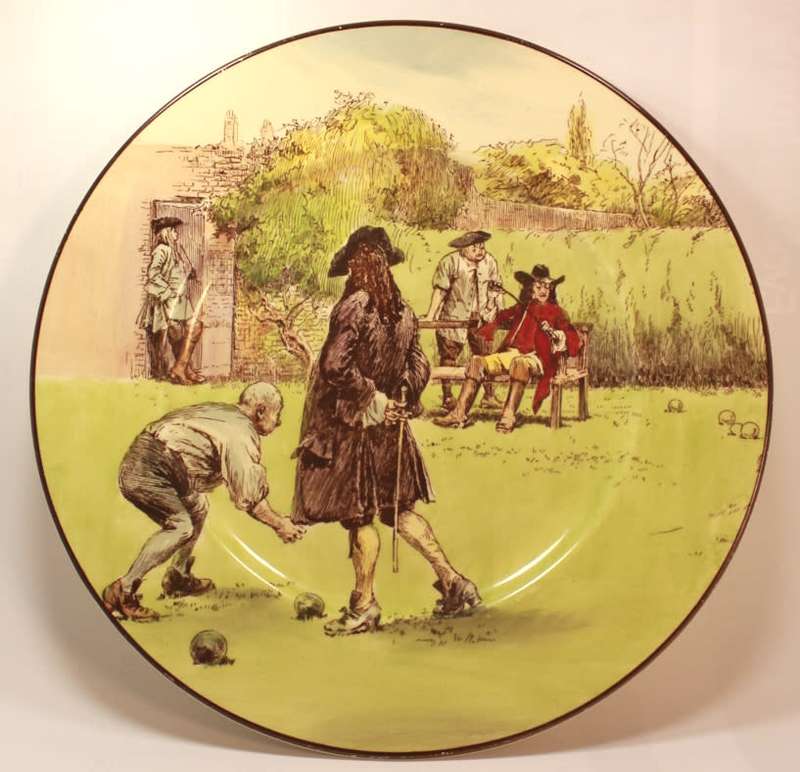 Vintage Royal Doulton Sir Roger De Coverley Decorative Wall Plate D5814