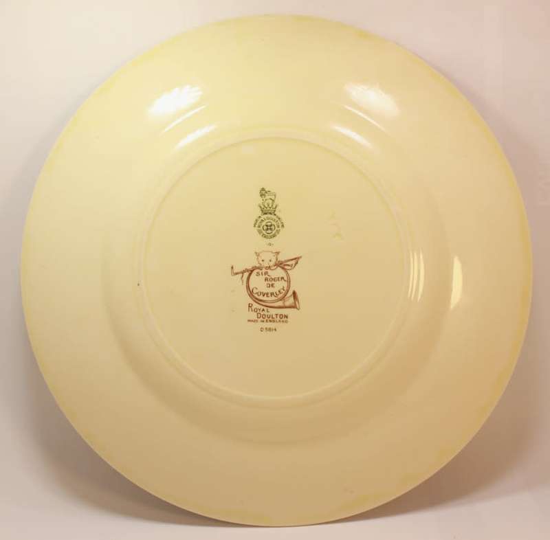 Vintage Royal Doulton Sir Roger De Coverley Decorative Wall Plate D5814