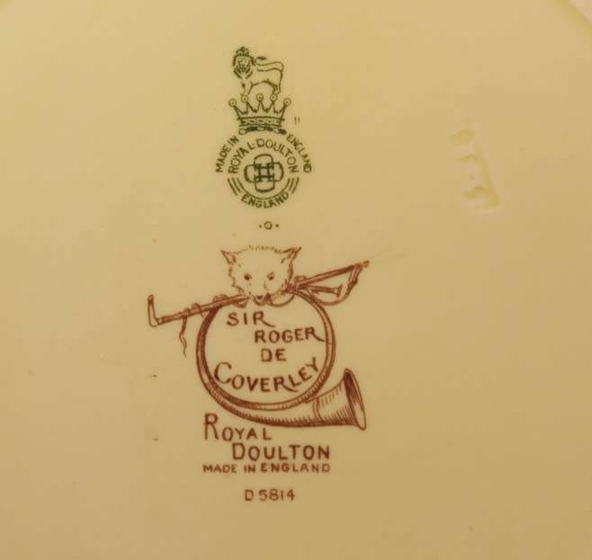 Vintage Royal Doulton Sir Roger De Coverley Decorative Wall Plate D5814
