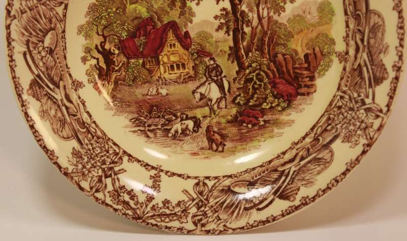 Vintage Clarice Cliff Rural Scenes by Royal Staffordshire Cereal Bowl