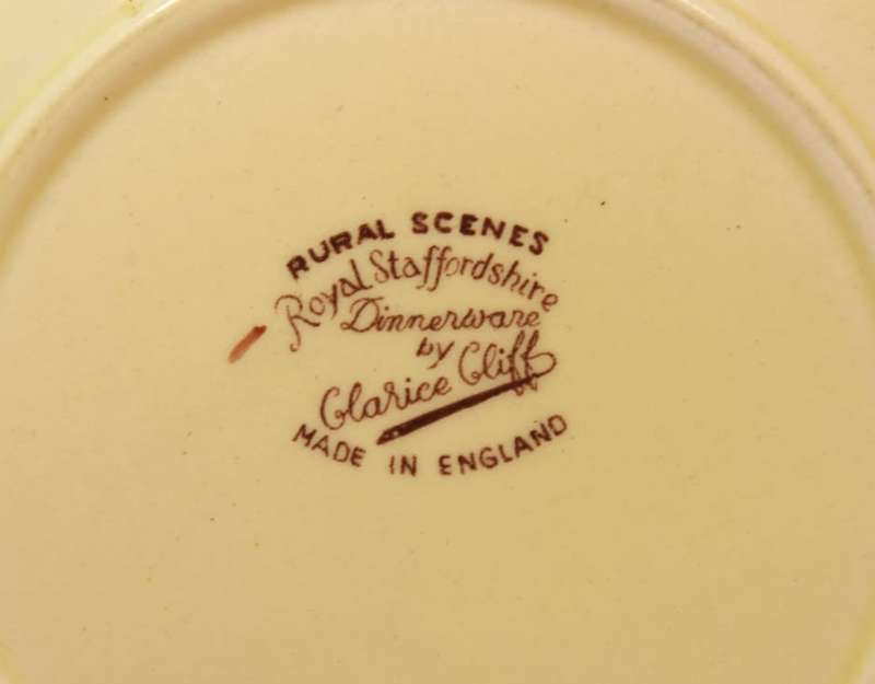 Vintage Clarice Cliff Rural Scenes by Royal Staffordshire Cereal Bowl