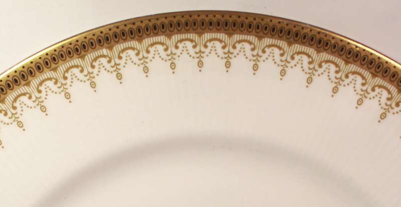 Pair of Paragon `Athena` Pattern Fine Bone China (Two) Dinner Plates