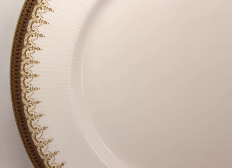 Pair of Paragon `Athena` Pattern Fine Bone China (Two) Dinner Plates