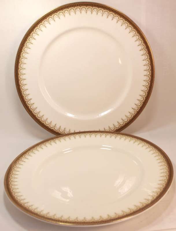 Pair of Paragon `Athena` Pattern Fine Bone China (Two) Dinner Plates