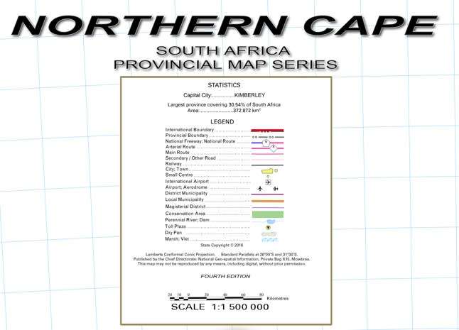 Northern Cape Provincial Map - Digital Download