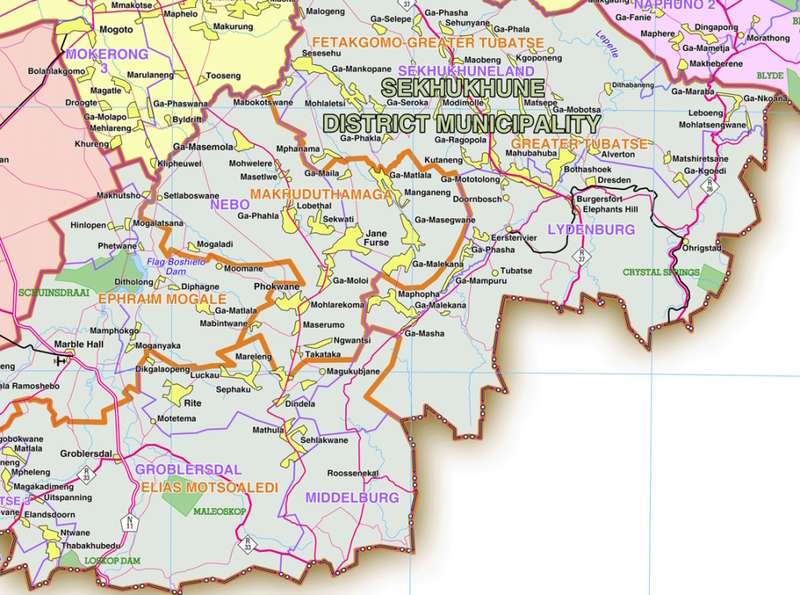 Limpopo Provincial Map - Digital Download