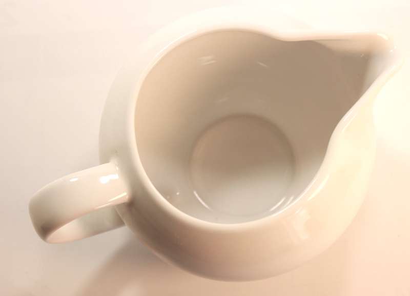 Gordon Ramsay Maze White Milk Jug, Stoneware Made in Indonesi