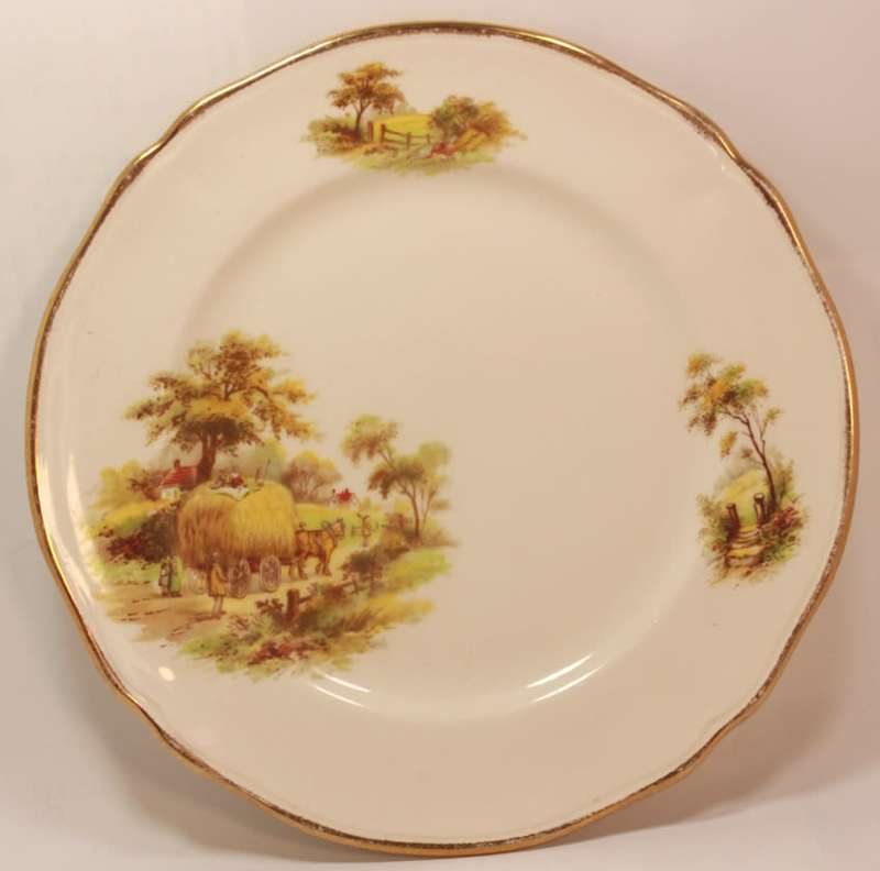 Vintage Alfred Meakin `The Hayride` Sideplate