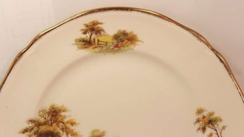 Vintage Alfred Meakin `The Hayride` Sideplate