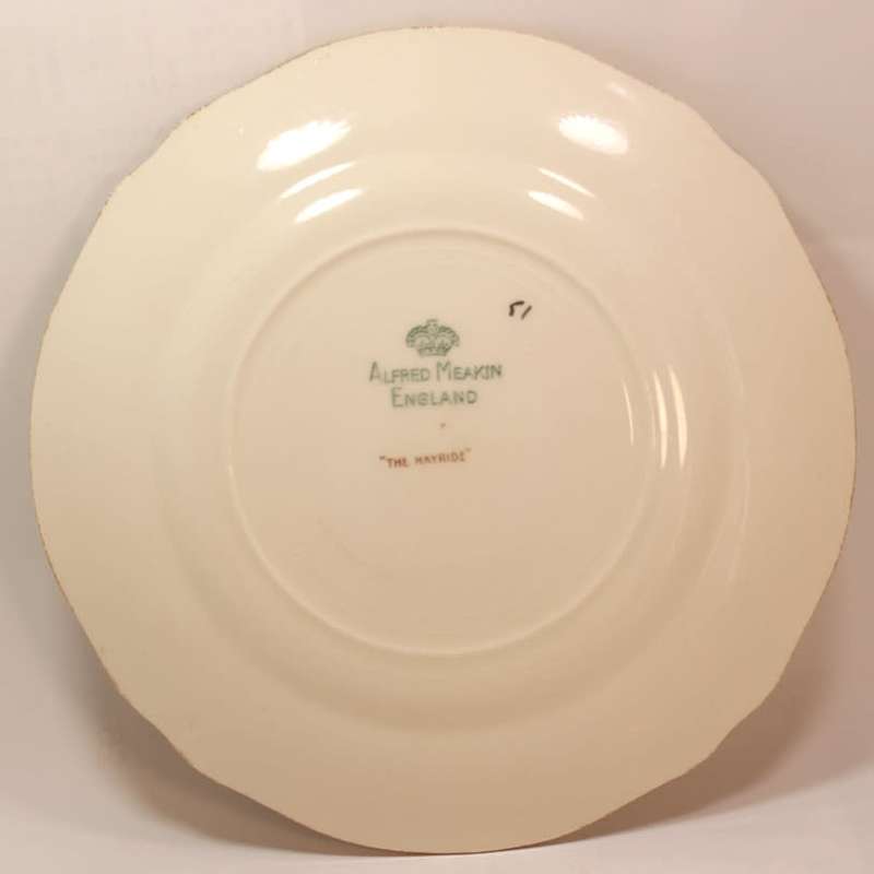 Vintage Alfred Meakin `The Hayride` Sideplate