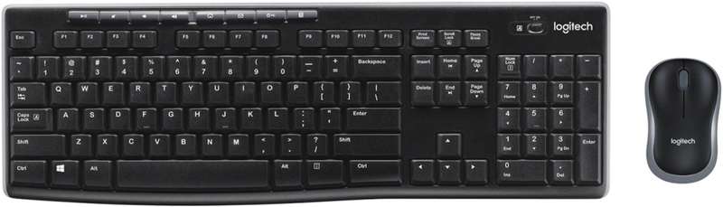 New Logitech MK270 Wireless Keyboard and Mouse Combo, Slightly Damaged Box