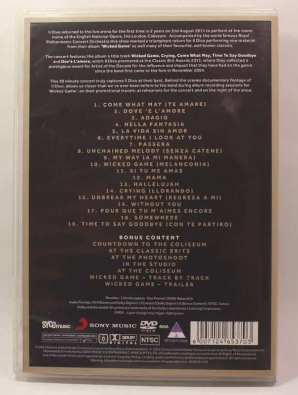 Il Divo Live In London DVD