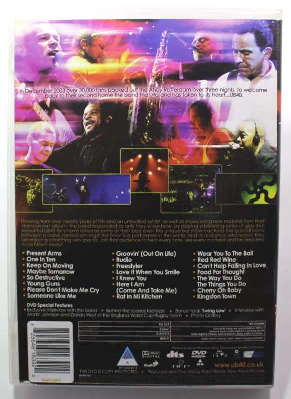 UB40 Homegrown In Holland DVD