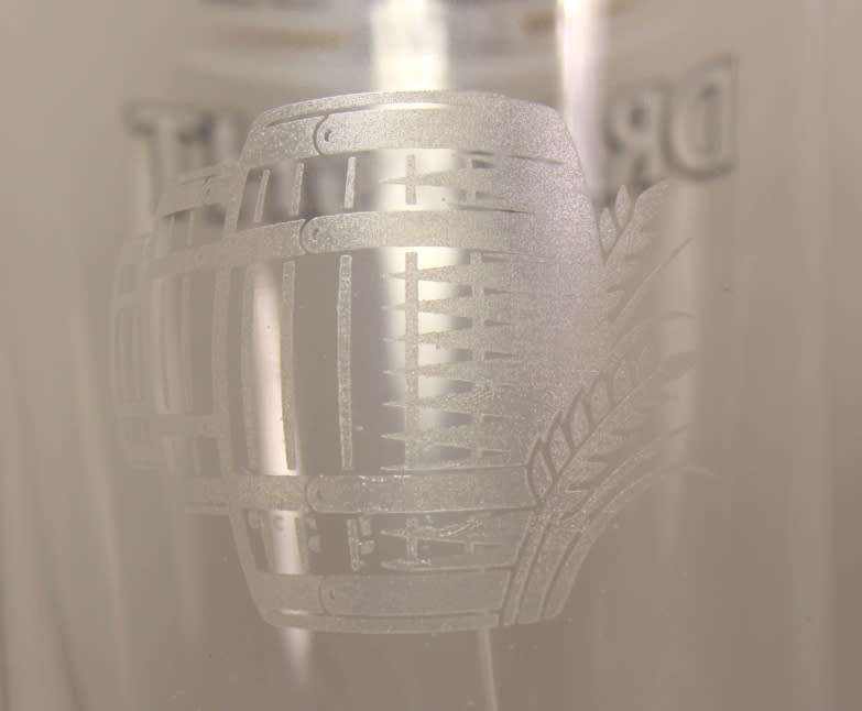 Six Castle Lager Draught 500ml Beer Glasses In Original Box