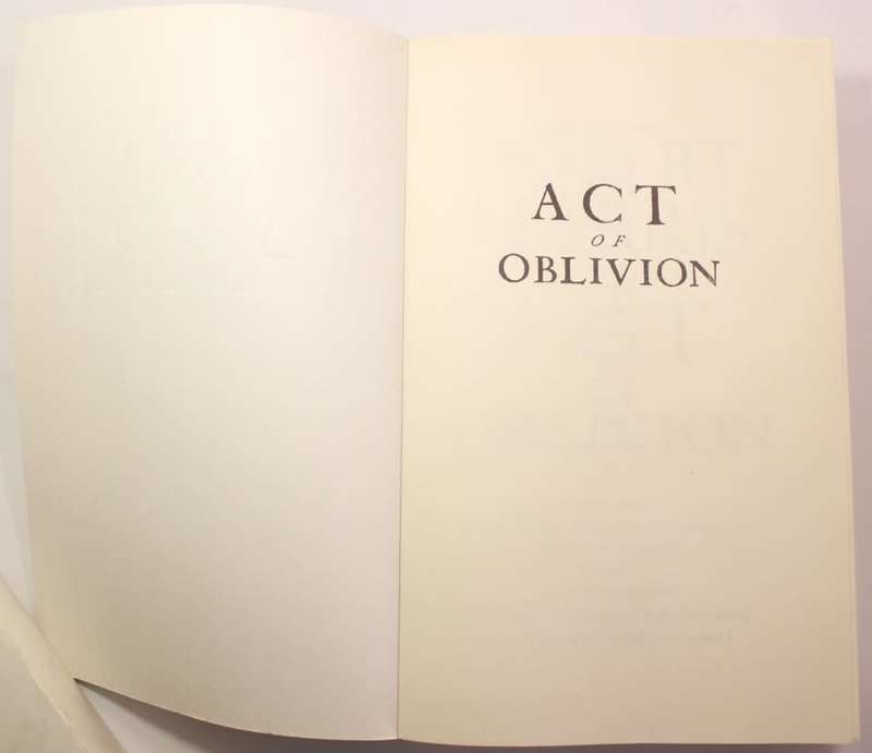 Act Of Oblivion by Robert Harris Softcover Book