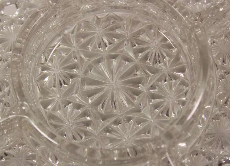 Classic Style Luxhem De Veropa Hors d`Oeuvres & Dip Divider 5 Section Crystal Glass