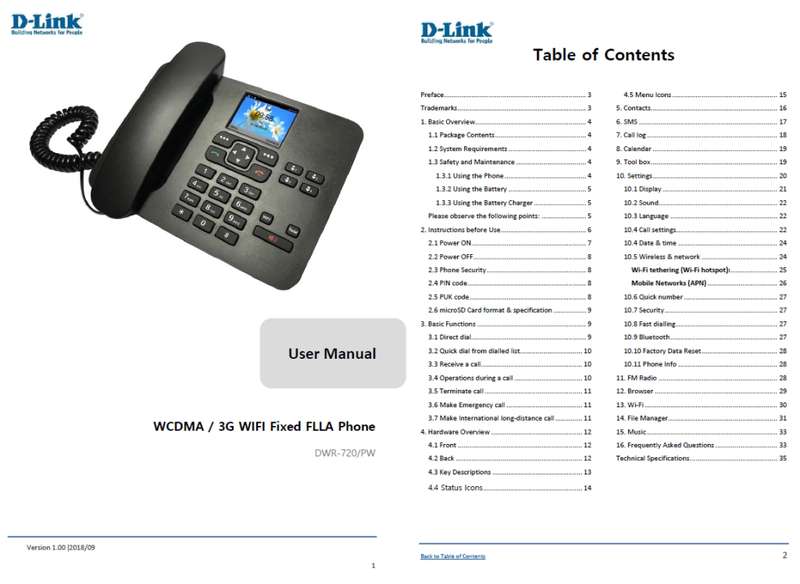 Telkom D-Link DWR-720/PW 3G FLLA WiFi LTE Phone
