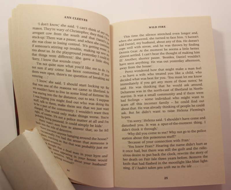 Wild Fire by Ann Cleeves Softcover Book