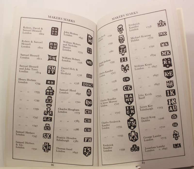 English Silver Hallmarks Edited By Judith Banister Softcover Book