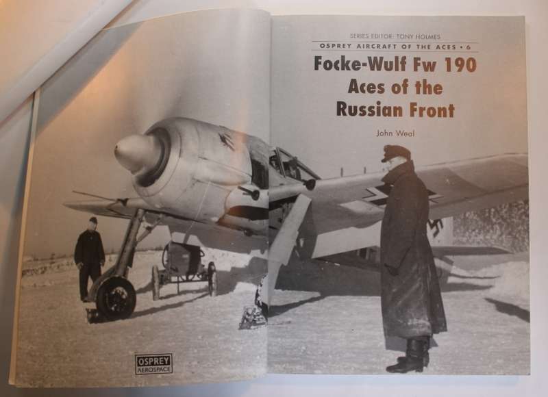 Focke-Wulf Fw190 Aces Of The Russian Front by John Weal Softcover Book