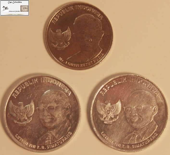 Indonesia 2 x 500 Rupiah 2016 & 1 x 1000 Rupiah 2016 (Three Coins) Circulated