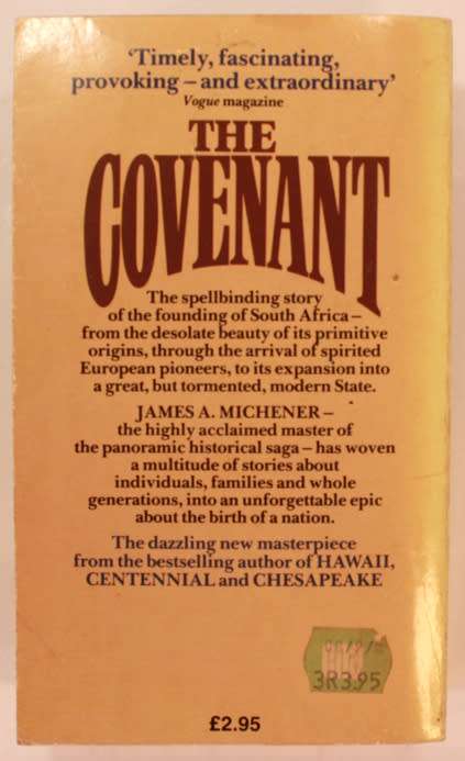 The Covenant by James A. Michener Softcover Book