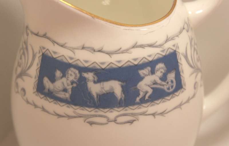 Coalport Revelry Blue Pattern Bone China Sauce Jug