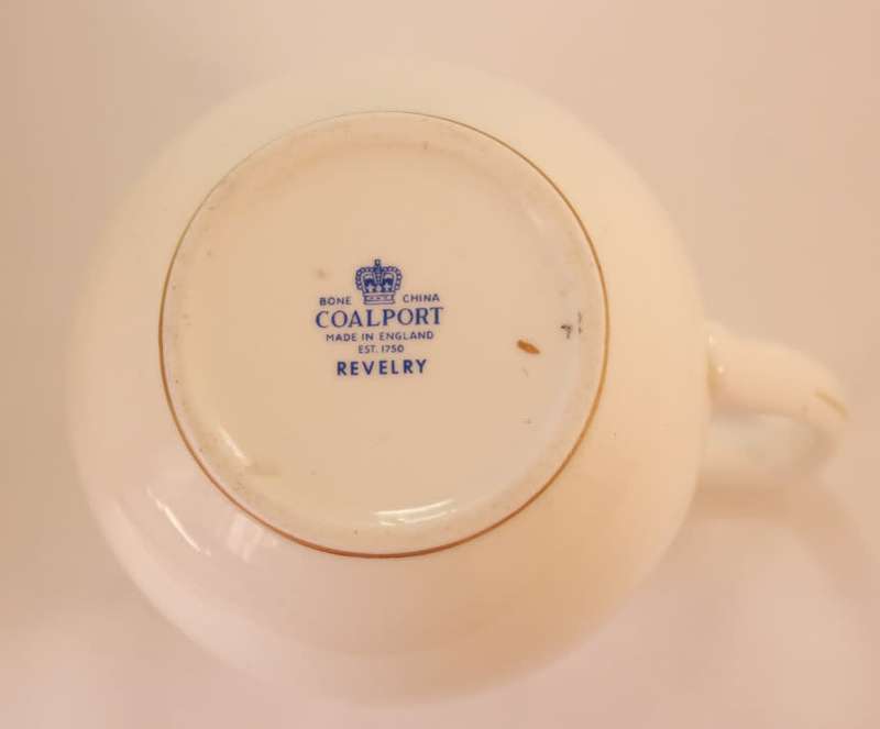 Coalport Revelry Blue Pattern Bone China Sauce Jug