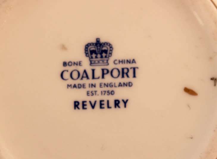 Coalport Revelry Blue Pattern Bone China Sauce Jug