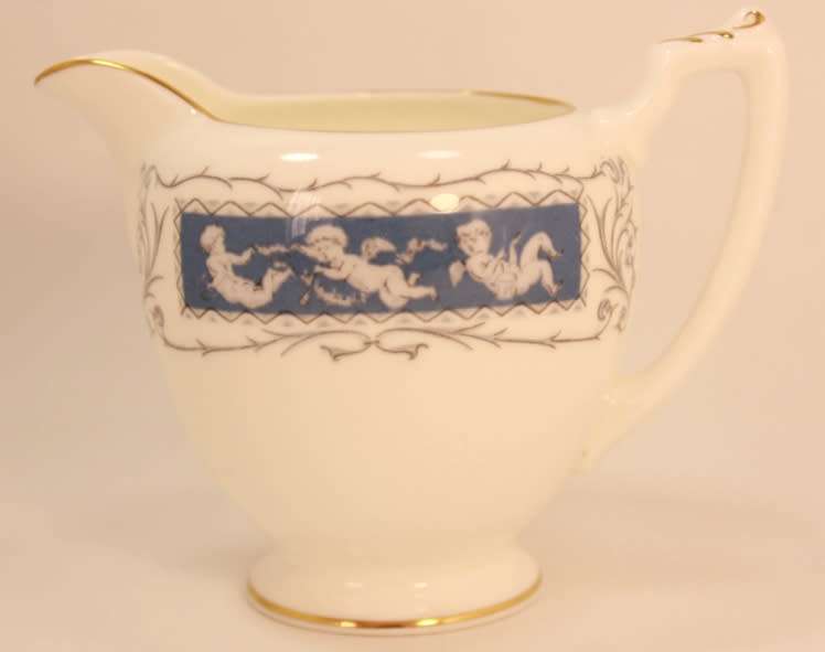 Coalport Revelry Blue Pattern Bone China Creamer