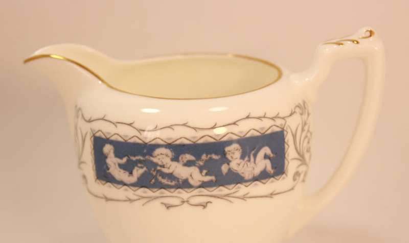 Coalport Revelry Blue Pattern Bone China Creamer