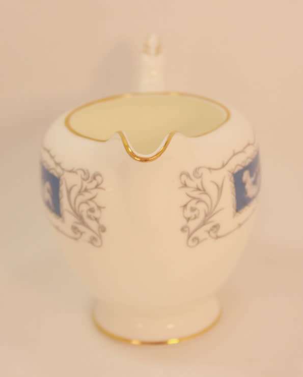 Coalport Revelry Blue Pattern Bone China Creamer