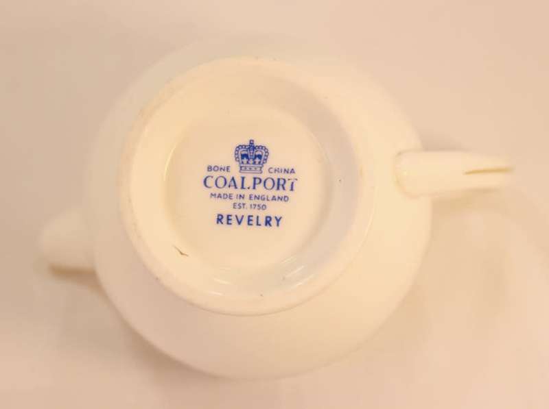 Coalport Revelry Blue Pattern Bone China Creamer