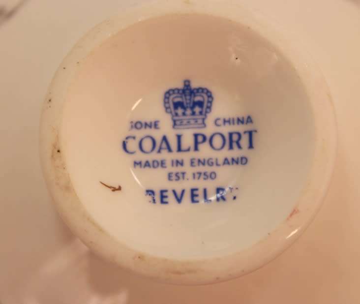 Coalport Revelry Blue Pattern Bone China Mini Sugar Bowl