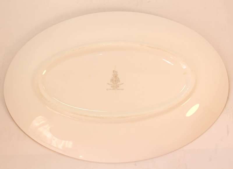 Royal Doulton Naples Gold Trim Pattern Bone China Gravy Boat and Underplate