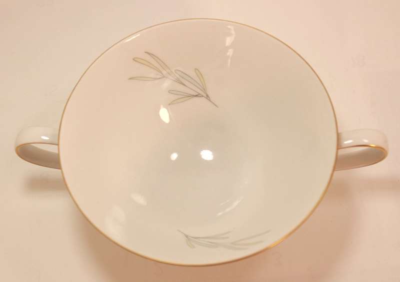 Pair of Rosenthal Double Handled Soup Bowls Lavender Pattern