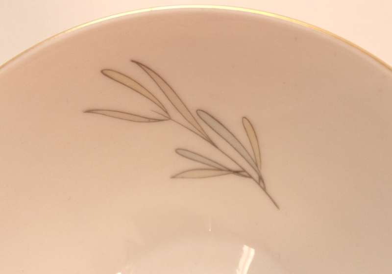 Pair of Rosenthal Double Handled Soup Bowls Lavender Pattern