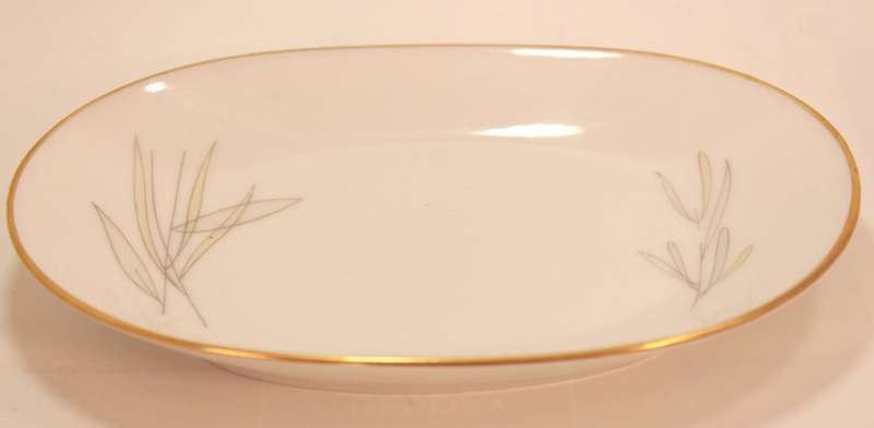 Pair of Rosenthal Oval Petit Fours Dishes Lavender Pattern