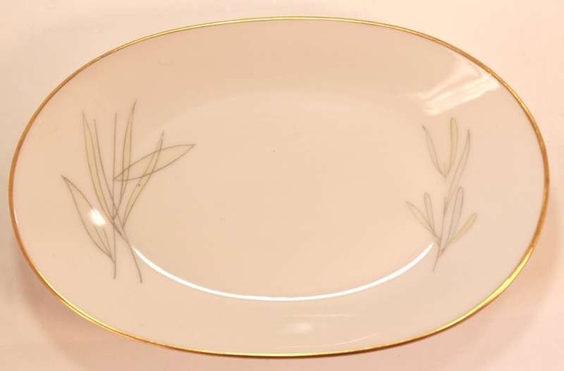 Pair of Rosenthal Oval Petit Fours Dishes Lavender Pattern