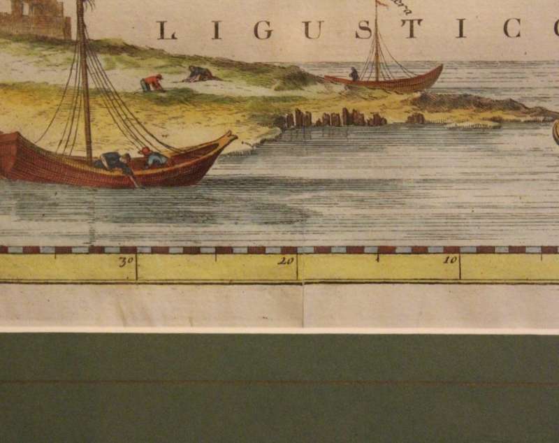 Antique Carta Geografica Del Regno Di Corsica Framed Map (Plate) Published by Giambattista Abrizzi