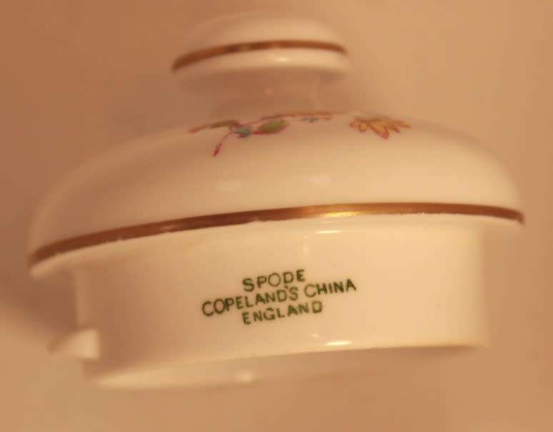 Spode Copeland`s Bone China Dresden Rose Y5741 Tea Service Set (2 Cup Teapot)