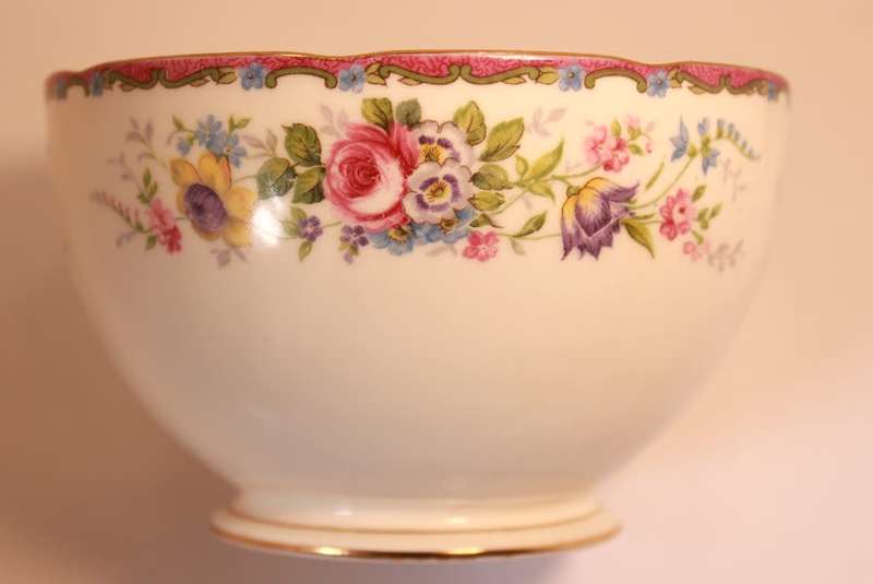 Royal Grafton Bone China Sugar Bowl and Creamer Floral Pattern 6712