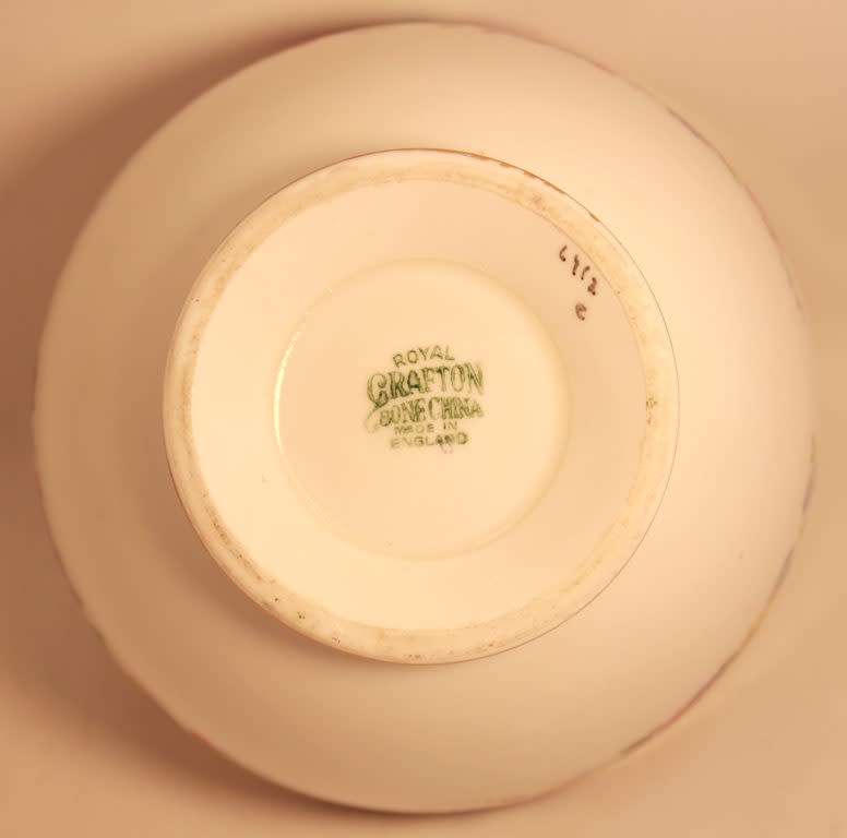Royal Grafton Bone China Sugar Bowl and Creamer Floral Pattern 6712