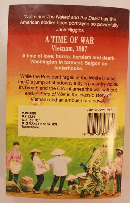 A Time Of War by Michael Peterson Softcover Book