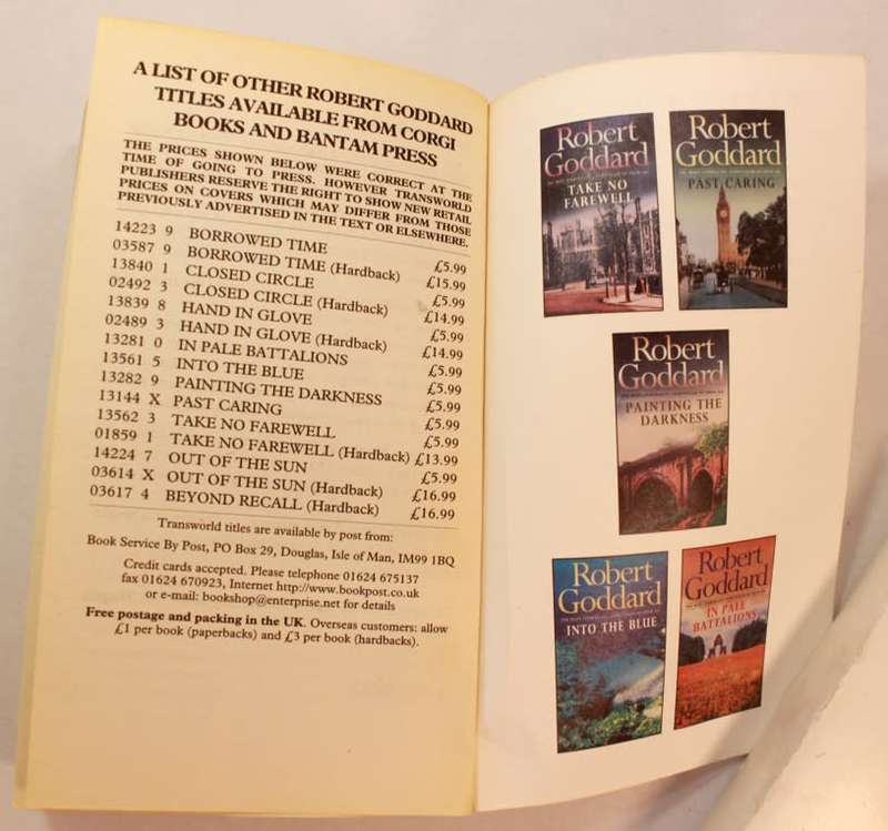 Beyond Recall by Robert Goddard Softcover Book