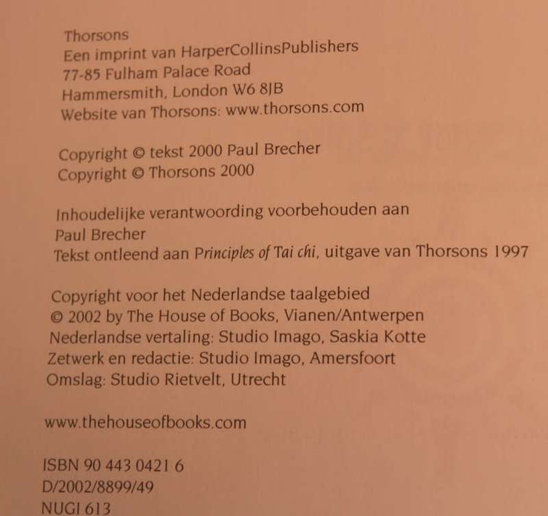 4 x Mind, Body and Spirit Books Dutch Language(Feng Shui, Tai-Ji, Kama Sutra, Indiase Hoofdmassage)