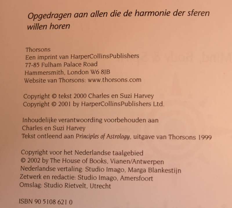 4 x Mind, Body and Spirit Hardcover Books Dutch Language(Zen, Astrology,Nemerology, Dromen)