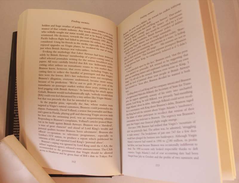 Branson by Tom Bower First Edition Hardcover Book